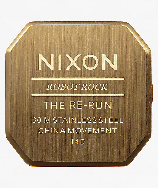 Nixon Re-Run All Gold Digital Watch