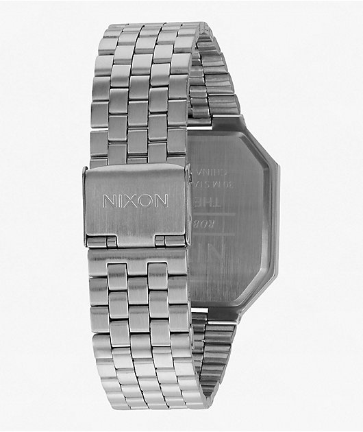 Nixon Re-Run Silver Digital Watch