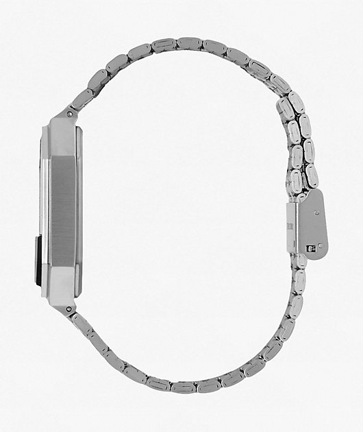 Nixon Re-Run Silver Digital Watch