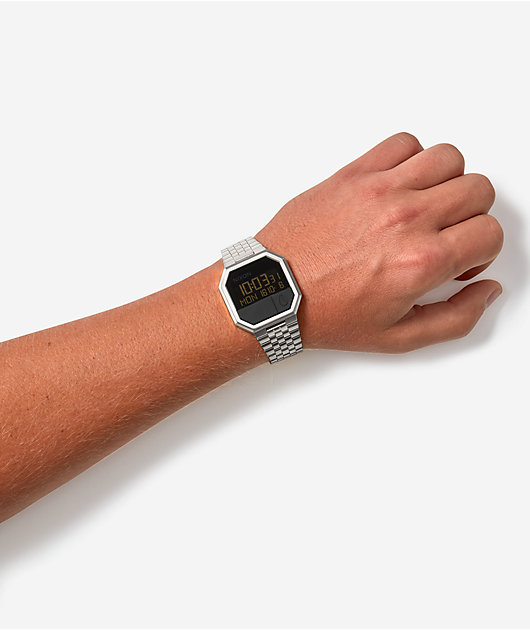 Nixon Re-Run Silver Digital Watch