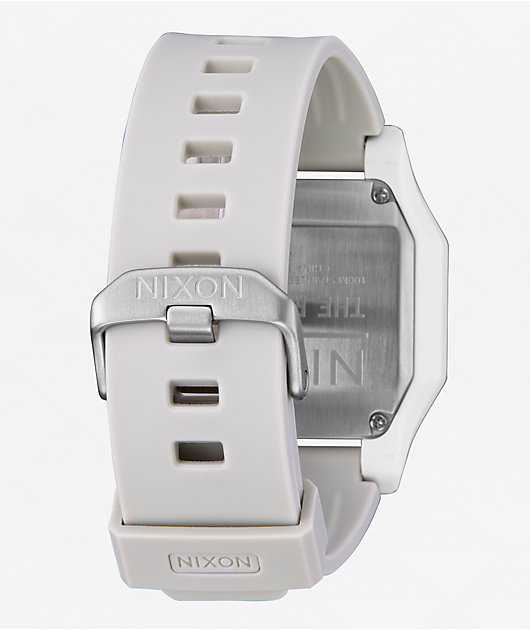 Nixon Regulus White & Grey Digital Watch