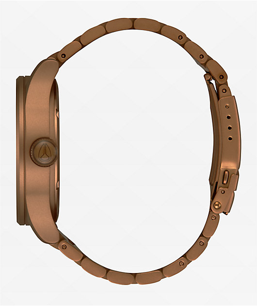 Nixon Sentry Bronze & Black Analog Watch 