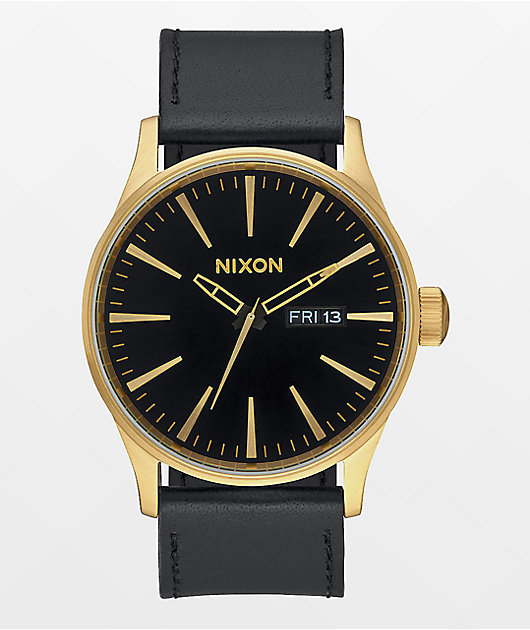 Nixon gold sale watch mens zumiez