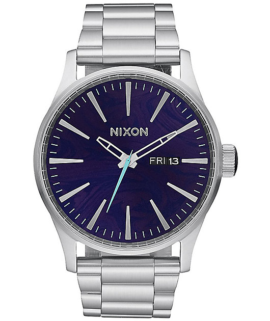 nixon sentry ss silver