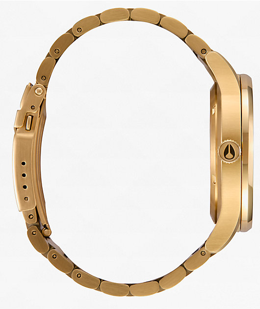 Nixon Sentry Wobble All Gold Analog Watch