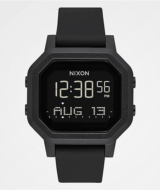 Nixon Black and Iridescent Watch Nixon The Ride All Black Luminous Mens Watch A3471256 | eBay main image 3