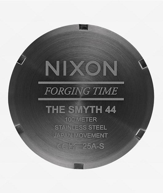 Nixon Smyth 44 Camo & Green Analog Watch