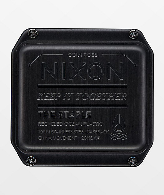 Nixon Staple Tide Black Digital Watch