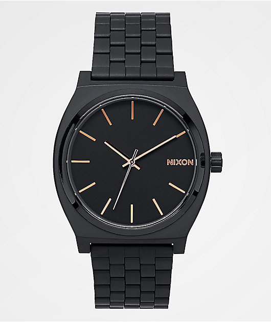 Nixon cannon outlet rose gold