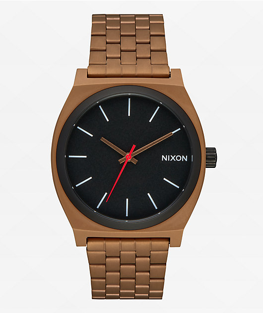 Nixon Time Teller Bronze & Black Analog Watch 