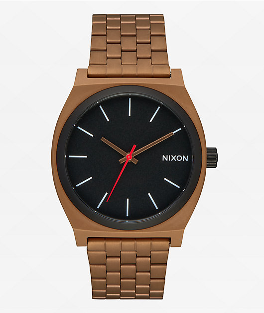 Nixon time shop teller black watch