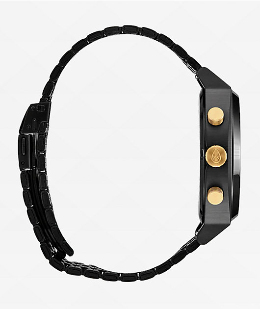 Nixon Time Teller Chrono Black & Gold Analog Watch