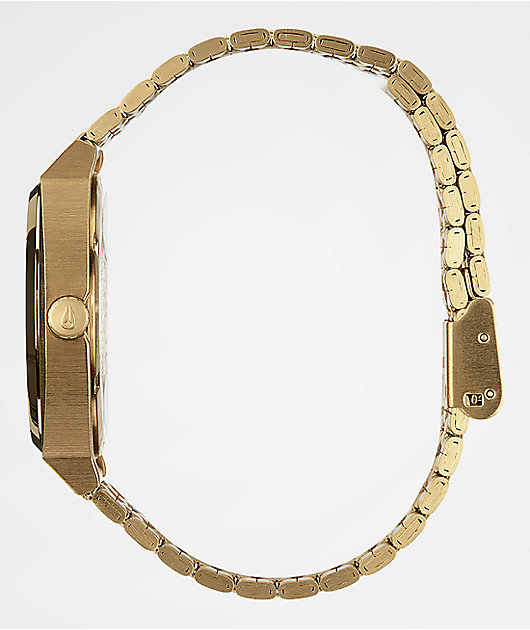 Nixon Time Teller Gold & Indigo Analog Watch