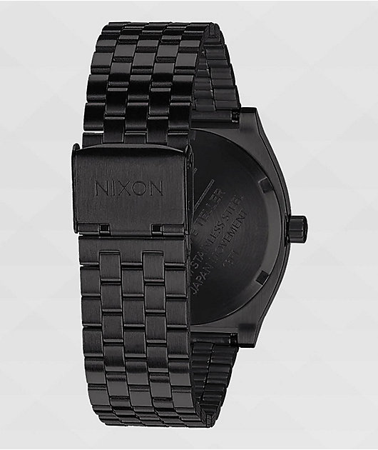 Nixon Time Teller Gunmetal & Black Sunray Analog Watch