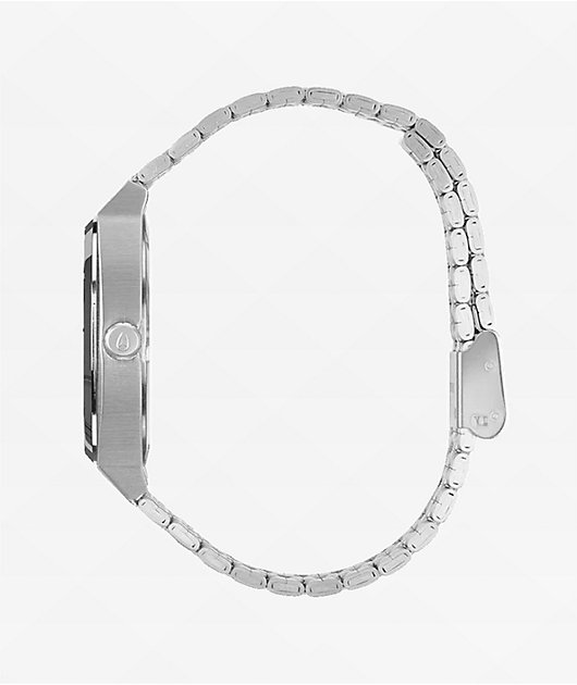 Nixon Time Teller Silver & Byron Blue Analog Watch