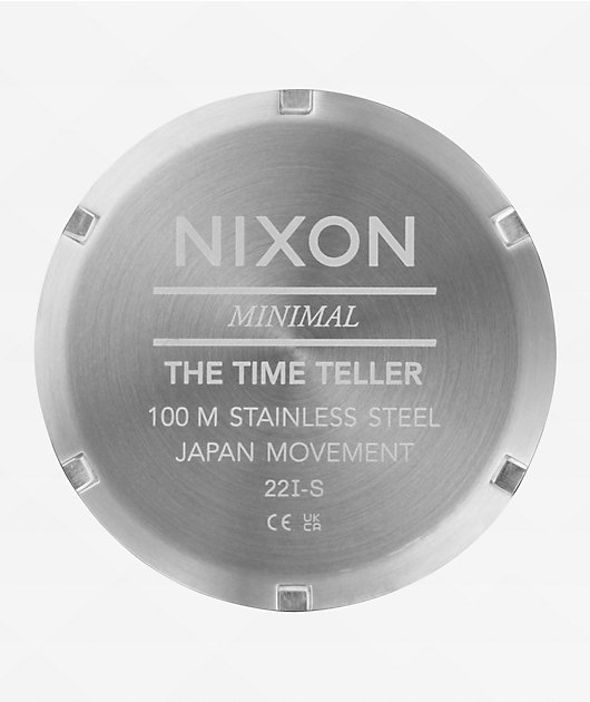 Nixon Time Teller Silver & Dawn Analog Watch