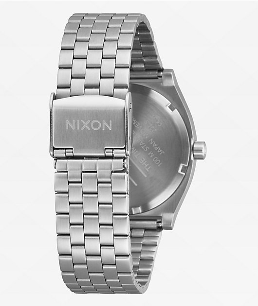 Nixon Time Teller Silver & Dawn Analog Watch