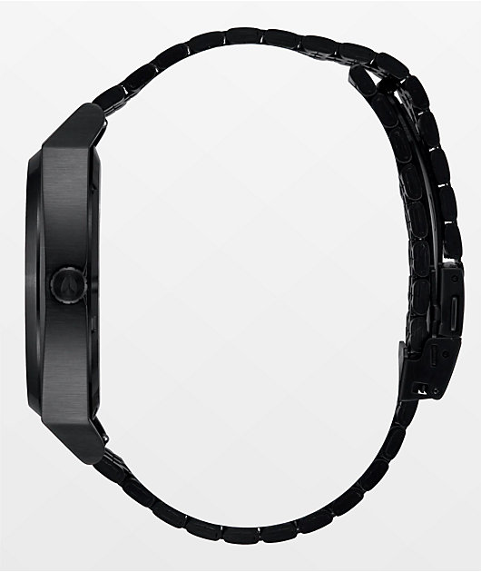 Nixon Time Teller Solar Black & White Watch