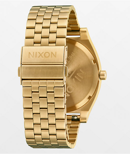 Nixon Time Teller Solar Gold & Black Analog Watch