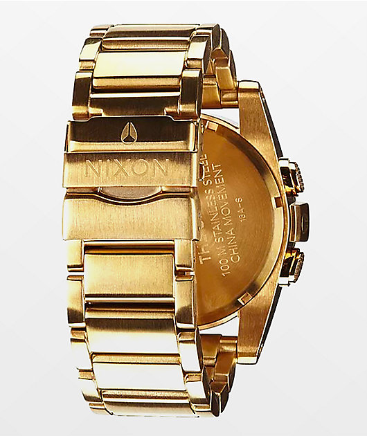 joefox gold digital watch