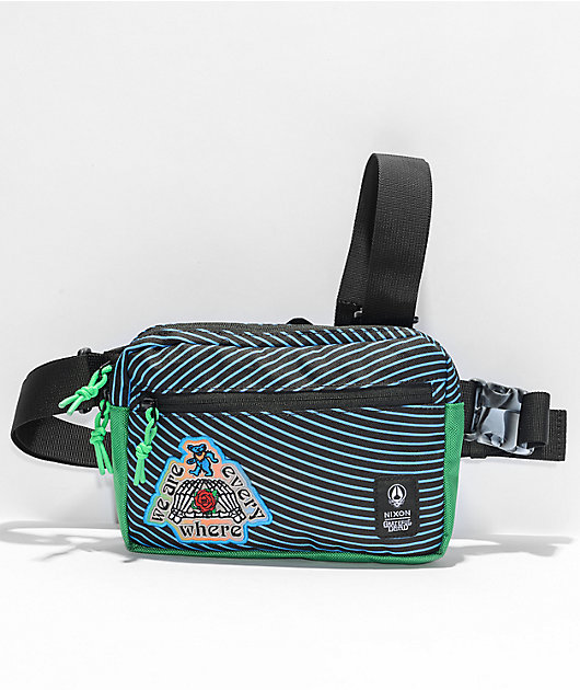 Nixon x Grateful Dead Bandit Black & Blue Crossbody Bag