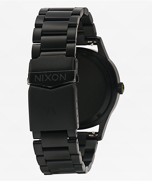 Nixon x Nirvana Sentry Wobble Black Analog Watch