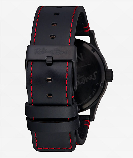 Nixon x The Rolling Stones Sentry Leather Analog Watch