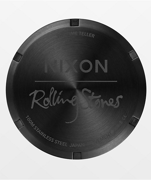 Nixon x The Rolling Stones Time Teller Red Analog Watch