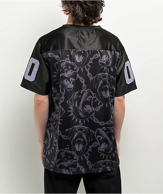 NoHours Dawg Days Black Football Jersey