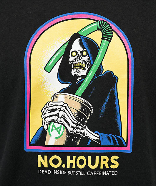 NoHours Dead Inside Black T-Shirt