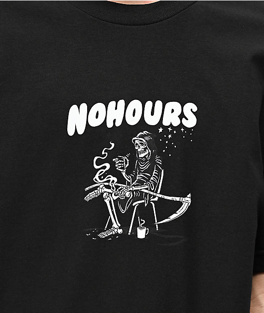 NoHours Death's Door Black T-Shirt