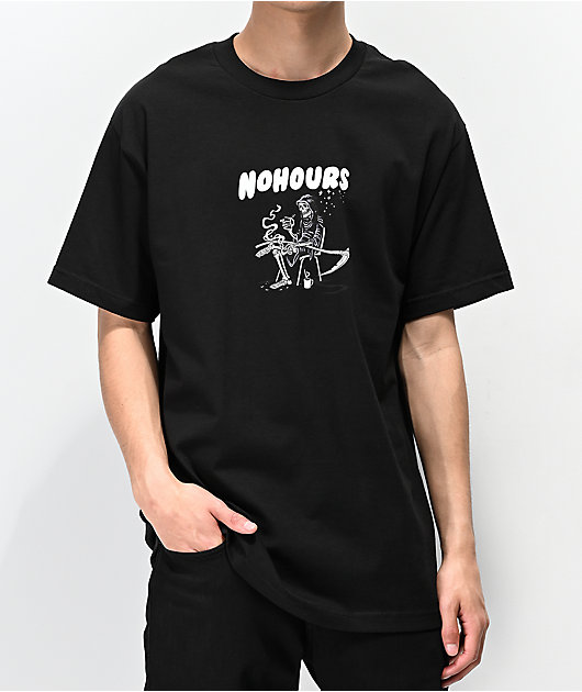 NoHours Death's Door Black T-Shirt