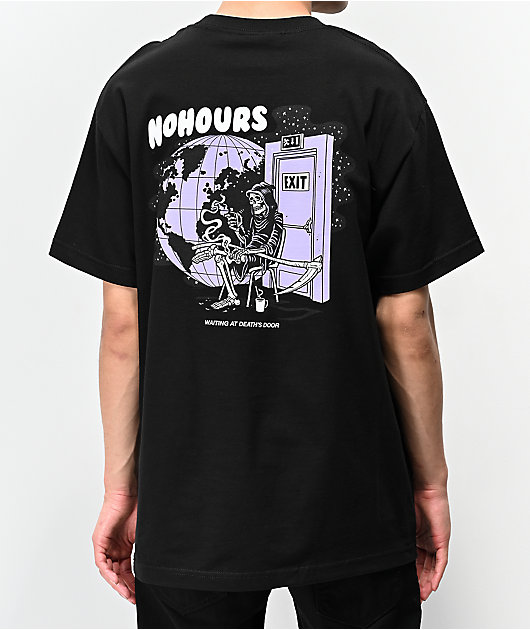 NoHours Death's Door Black T-Shirt