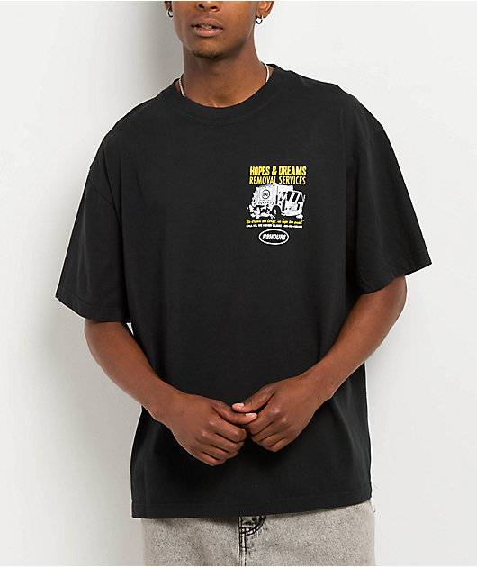 NoHours Dump Truck Black T-Shirt