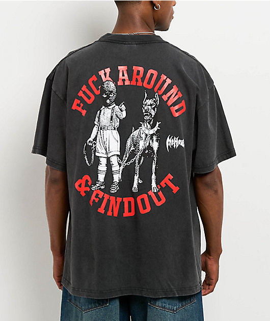 NoHours Find Out Charcoal T-Shirt | Zumiez