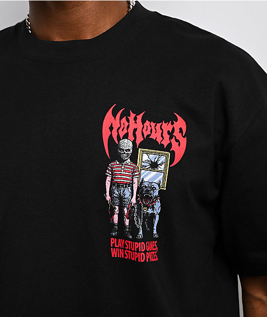 NoHours Games Black T-Shirt