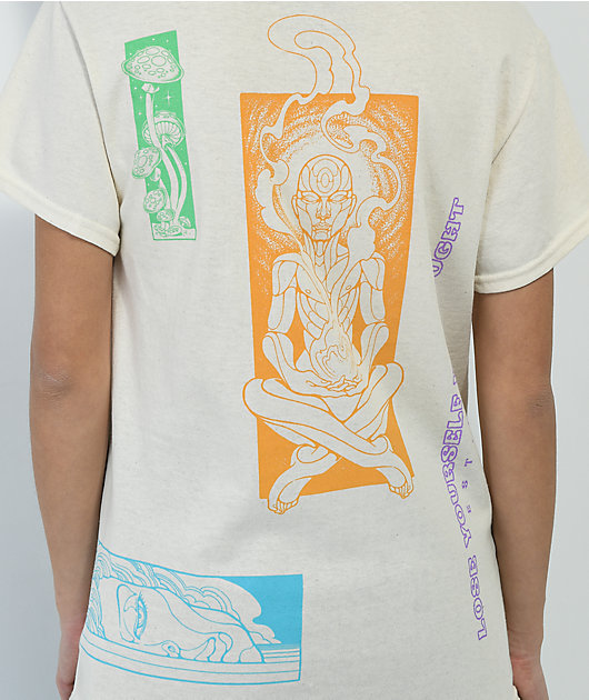NoHours In Thought Tan T-Shirt