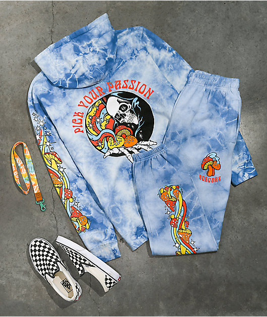 NoHours Passion Blue Tie Dye Sweatpants