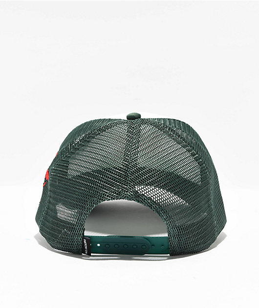 NoHours Relax Green & White Trucker Hat