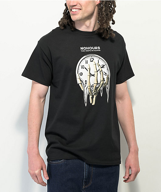 NoHours Slippin Black T-Shirt