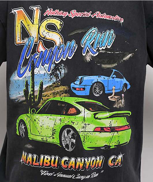 Nothing Special Canyon Run Black Wash T-Shirt
