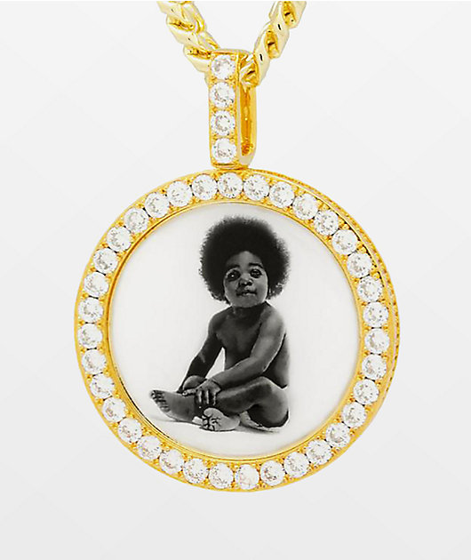 gold necklace big