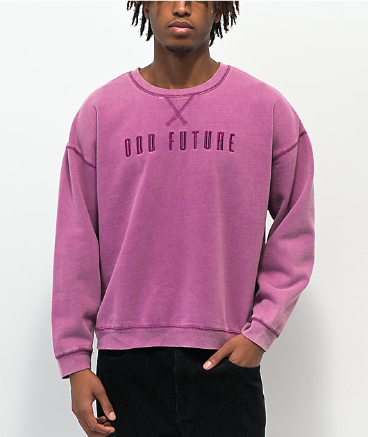 OF OVERDYED PANNEL CREW NECK