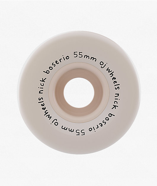 OJ Boserio Mini Super Juice 55mm 99a Heavy Devils White Cruiser Skateboard Wheels