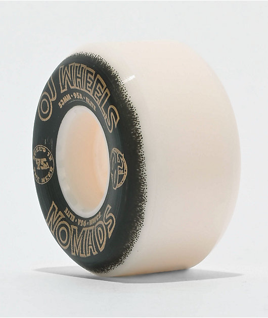 OJ Elite Nomads 53mm 95a White Skateboard Wheels