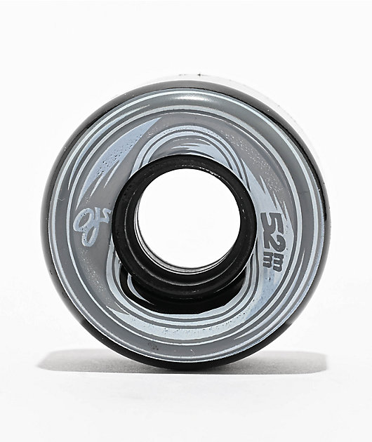 Roues De Skate OJ Wheels Elite EZ Edge 52mm 101a - Lot De 4, Couleur Blanc/bleu