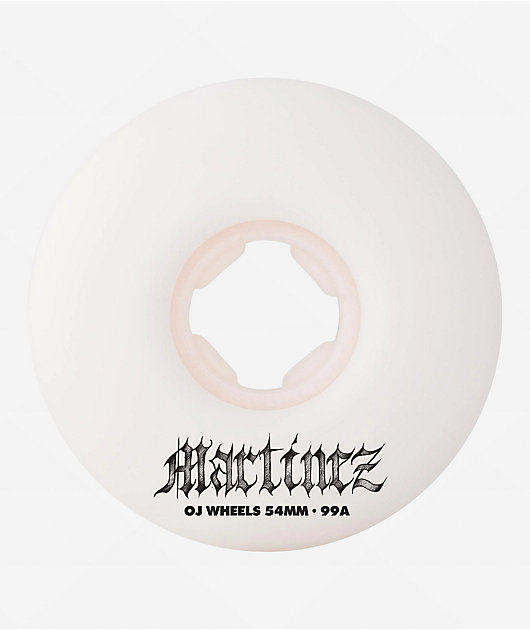 OJ Martinez Guero Chubbies 54mm 99a White Skateboard Wheels
