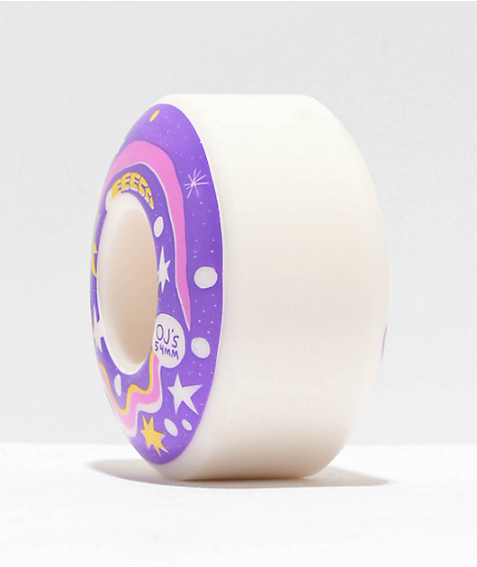 OJ Nora Dream Elite EZ Edge 54mm 101a White Skateboard Wheels