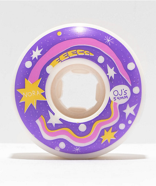 OJ Nora Dream Elite EZ Edge 54mm 101a White Skateboard Wheels | Zumiez