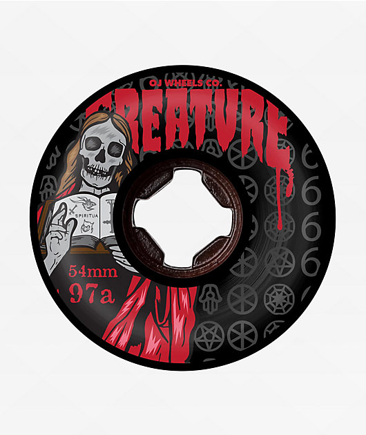 OJ x Creature The Book Of Bloodsuckers Hardline 54mm 97a Black